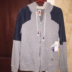 Roxy zip up sweatshirt (large)